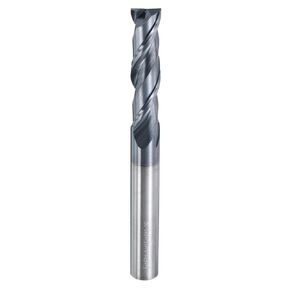 uxcell Carbide Square End Mill, 5/16" Dia AlTiN Coated 2 Flutes Milling Bit Cutter, for Carbon Steel Alloy Steel Titanium Metal, 5/16" Shank 1-1/4" Cut Length 3" Extra Long HRC45