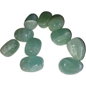 1pc Pistachio Green Calcite Sea Mist 26-29mm Tumbled & Polished Natural Healing Crystal Gemstone Specimen from Turkey