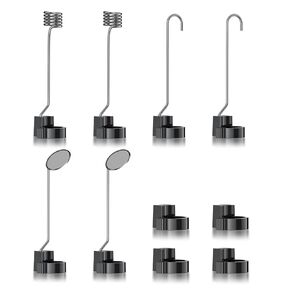 Endoscope Hook Magnet Side View Mirror Kit Tools for MugEasy Endoscope Camera with Light - Black (10 pcs)