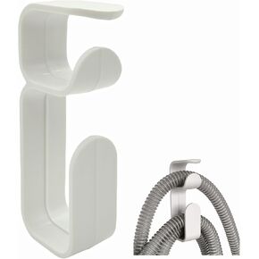 CPAP Hose Hanger, CPAP Hose Holder for Bed, CPAP Tube Holder with Anti-Unhook Feature Hose, CPAP Hose Holder with Anti-Slip, CPAP Mask Holder White