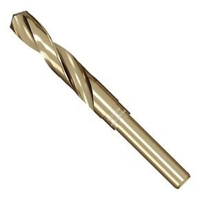 Cobalt Drill Bit 17/32 Inch High Speed Steel M35 Reduced Shank Twist Drill Bit for Metal, Cast Iron, Stainless Steel, Alloy, Non-Ferrous Etc.