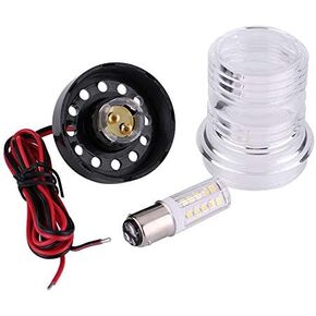 Keenso Marine Boat Anchor Light Yacht Navigation LED Light, All Round 360°12V White Waterproof Round LED Anchor Light Light Lamp Arch Lights Cockpit Lights Portable in Saudi Arabia