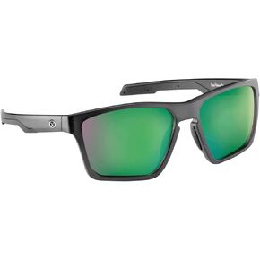 Flying Fisherman Sandbar Square Polarized Sunglasses, Gray/Green, Medium