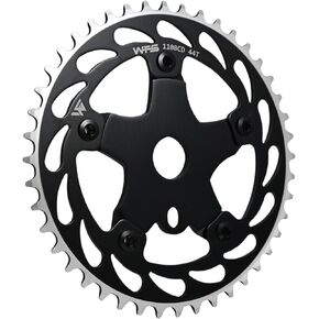 WFS Helix Chainring w/Spider Sprocket 44T 1/8" 110mm Old School BMX, Black, WFS3064 in Kuwait