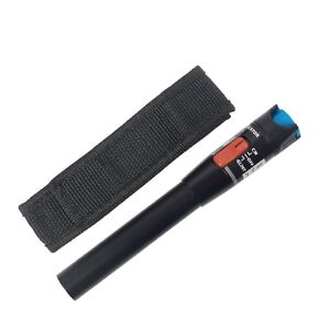 Visual Fault Locator (VFL), Red Light Pen 10mW Fiber Optic Cable Tester Meter with 2.5mm Connector, Up to 10KM
