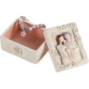 Keepsake Jewelry Box Gifts for Mom: Unique Mothers Day Birthday Gift Ideas from Daughter Best Mother Daughters Gifts