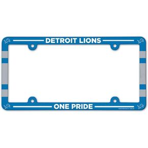 WinCraft NFL Detroit Lions LIC Plate Frame Full Color