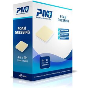 Foam Wound Care Dressing 4x4 Box of 10