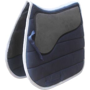 Horse Saddle Pad English Quilted All-Purpose Shock Absorbing Neoprene 72TS18