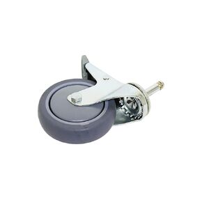Thunder Group PLCB4140B Stem Caster, 4", with Brake, for Bus carts PLBC3316 & PLBC4019, Pack of 4