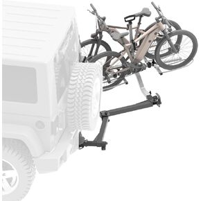 HYPERAX Swing Away Adapter for Passenger Side with 120 Degree Swing Away Arm, Hitch Mounted Bike Racks Extension Accessory for Trucks, SUVs, and Cars