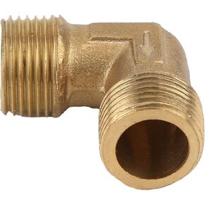 Right Angle Check Valve, G3/8" Brass Check Valve, Accessory Replacement for Air Compressor
