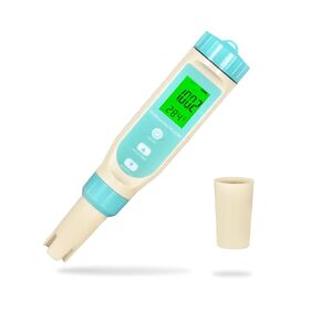 7 in 1 Digital Swimming Pool Water Tester pH and Salt Tester Test The Critical Parameter PH/TDS/Salt/ORP/S.G/Temp/EC Meter with ACT, TDS Meter for Drinking Water, Aquariums, hydroponics
