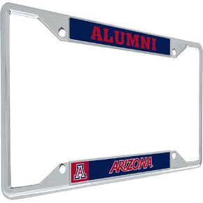 Desert Cactus University of Arizona UA Wildcats Metal License Plate Frame for Front or Back of Car Officially Licensed (Alumni)