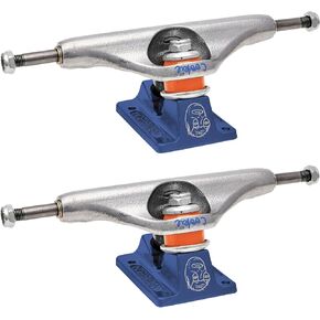 شركة الشاحنات المستقلة 144 المرحلة 11 Pro كريس كولبورن تواجه شاحنات التزلج القياسية ذات اللون الأزرق الفضي in Kuwait