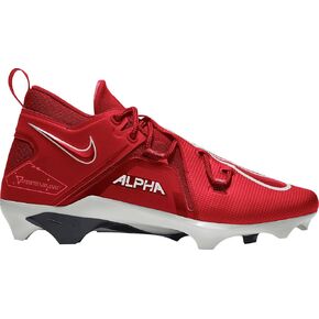Nike Alpha Menace Pro 3 CT6649-616 University Red/Bright Crimson/Summit White/White Men's Football Cleats 12.5 US
