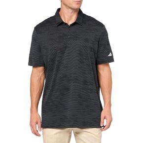 adidas Men's Ultimate365 Textured Stripe Polo Shirt