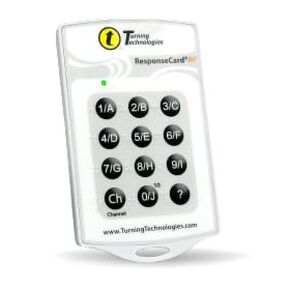 Response Card RF | Turning RCRF-02 | Clicker ResponseCard