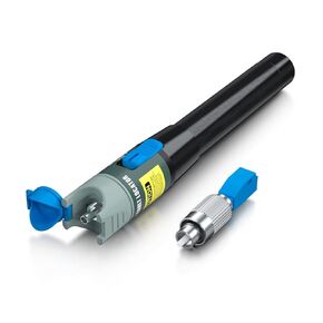 Visual Fault Locator (VFL), Red Light Pen 10mW Fiber Optic Cable Tester Meter with 2.5mm Connector, Up to 10KM