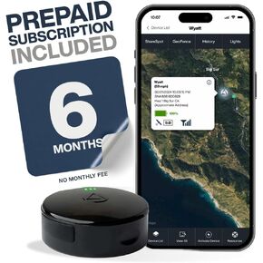 LandAirSea 54 GPS Tracker + 12 Month Prepaid Subscription. Fleet, Equipment, Vehicle, Elderly, and Asset Tracking.
