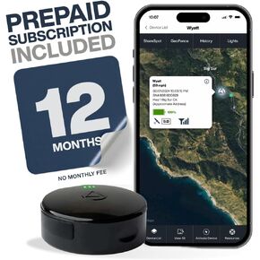 LandAirSea 54 GPS Tracker + 12 Month Prepaid Subscription. Fleet, Equipment, Vehicle, Elderly, and Asset Tracking.