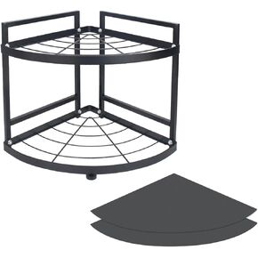 RA01,2-Tier Kitchen Storage Rack, Corner Rack Shelves, Pot Storage Rack H*31cm/W*30cm