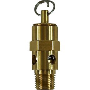 Kingston 1/4" NPT Brass Soft Seat Industrial Pressure Relief Valve, Made In The USA. (200 PSI / 170 SCFM)
