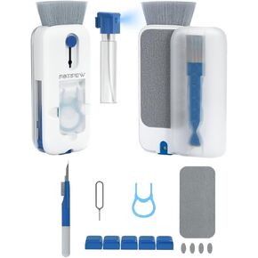 21-in-1 Keyboard Cleaning kit, Mini Table Dust Sweeper Energy Saving, Cleaning Kit for Electronic Devices, Multi-Tool for Cleaning Laptop, Keyboard, Earbuds, Camera, Cellphones