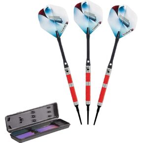 Elkadart Razor 80% Tungsten Soft Tip Darts with Storage/Travel Case