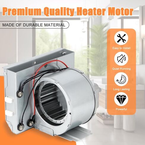 مجموعة محرك السخان Criditpid S97017648 لـ Broan NuTone 665RP، 605RP، 660RP، 665RF، 665RSP، محرك مروحة العادم لقطع غيار مروحة الحمام NuTone، مجموعة المحرك 89306000 لسخان NuTone in Saudi Arabia
