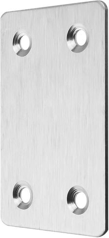 4 قطعة 2.4x1.5 بوصة معدنية مسطحة مستقيم هدفين قوس 1.2 مللي متر سماكة معدنية مسطحة مستقيم إصلاح لوحات تحديد دعامة زاوية in Kuwait