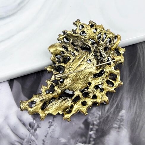 HAISWET Rhinestone Flower Statement Brooch Pin Accessory Jewelry for Women in Saudi Arabia