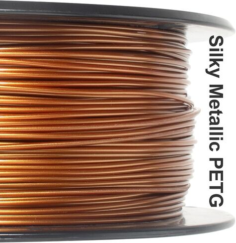 PETG Filament 1.75mm Metallic Red Copper PETG, Powerful PETG Filament 1.75mm 3D Printer Filament 1kg -Metal-Like 1.75 PETG Filament Tough & High Rigidity 3D Printing Petg Filament Metallic in Saudi Arabia
