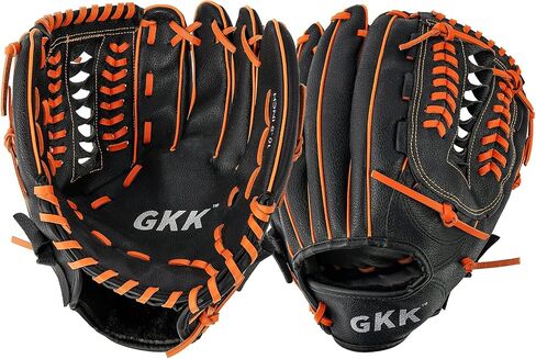 Baseball and Softball Glove Series Teeball/Baseball Mitt Left and Right Handed Baseball Infielder's Mitts Fielding Glove for Kids Youth Adult (10.5"/12.5" in Saudi Arabia