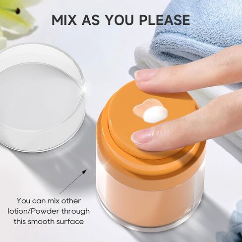 Morfone Airless Pump Jars, 1.0 oz Lotion Dispenser, Moisturizer Pump Container, Leak-proof Travel Containers for Cream Lotion Gels Thick Moisturizer Toiletry (Duck Billed Pump Head) in Kuwait