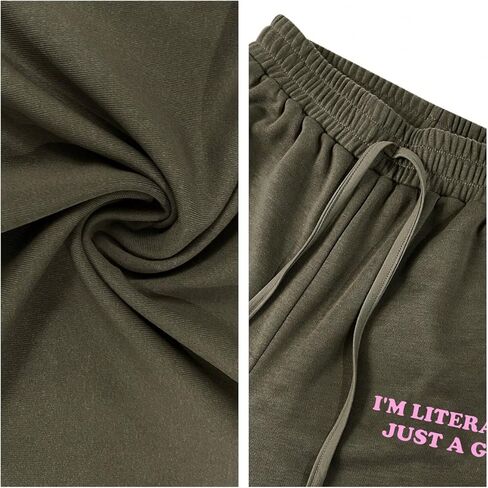 مجموعة ملابس رياضية نسائية من LovelyWholesale مكونة من قطعتين بأكمام قصيرة وسروال رياضي in Kuwait