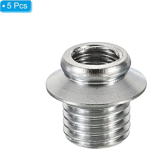 PATIKIL Thread Reducing Nut, 5 Pack M8 Male to M6 Fine Thread Female Gooseneck Hose Adapter Bracket Conversion Nut for Microphone Gooseneck Hose in Saudi Arabia