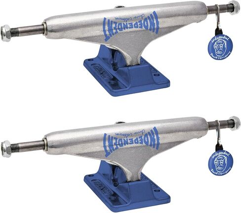 شركة الشاحنات المستقلة 144 المرحلة 11 Pro كريس كولبورن تواجه شاحنات التزلج القياسية ذات اللون الأزرق الفضي in Kuwait