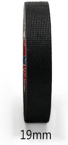 2 Rolls Wire Loom Harness Tape Speaker Wiring Tape Black Adhesive Fabric Tape Cloth Electrical Tape for Automotive Engine 19mm x 15m in Saudi Arabia