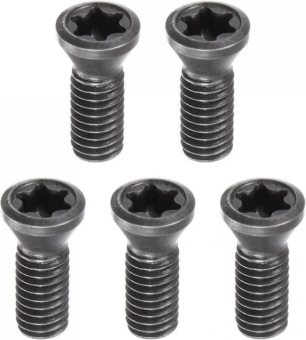 uxcell M3.5x10-D5.3 Torx Set Screws, Carbon Steel, for Replaces Carbide Insert CNC Lathe Turning Tool Holder, 5Pcs in Saudi Arabia