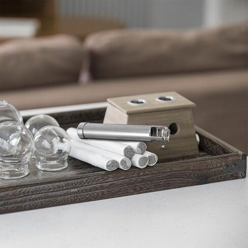 6 قطع من KALLORY موكسا انتهازي الكى الوخز بالإبر موكسا الوخز بالإبر موكسا مخروط صندوق موكسا انتهازي لتصلب العضلات الكى انتهازي حامل مخروط موكسا لأداة التدليك in Kuwait