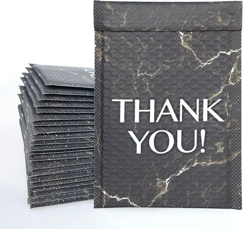 Great Papers! Bubble Mailer Shipping Envelope, Thank You Design, Self-Seal, for Small Business, Boutique, Gifts, Water Resistant 25 Pack (2022020) in Saudi Arabia