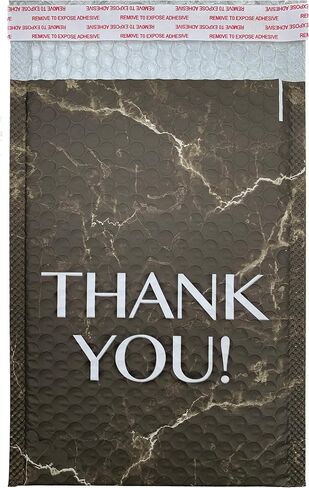 Great Papers! Bubble Mailer Shipping Envelope, Thank You Design, Self-Seal, for Small Business, Boutique, Gifts, Water Resistant 25 Pack (2022020) in Saudi Arabia