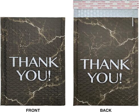Great Papers! Bubble Mailer Shipping Envelope, Thank You Design, Self-Seal, for Small Business, Boutique, Gifts, Water Resistant 25 Pack (2022020) in Saudi Arabia