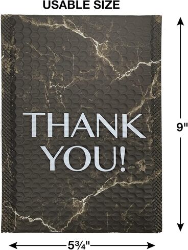 Great Papers! Bubble Mailer Shipping Envelope, Thank You Design, Self-Seal, for Small Business, Boutique, Gifts, Water Resistant 25 Pack (2022020) in Saudi Arabia