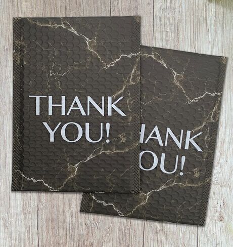 Great Papers! Bubble Mailer Shipping Envelope, Thank You Design, Self-Seal, for Small Business, Boutique, Gifts, Water Resistant 25 Pack (2022020) in Saudi Arabia