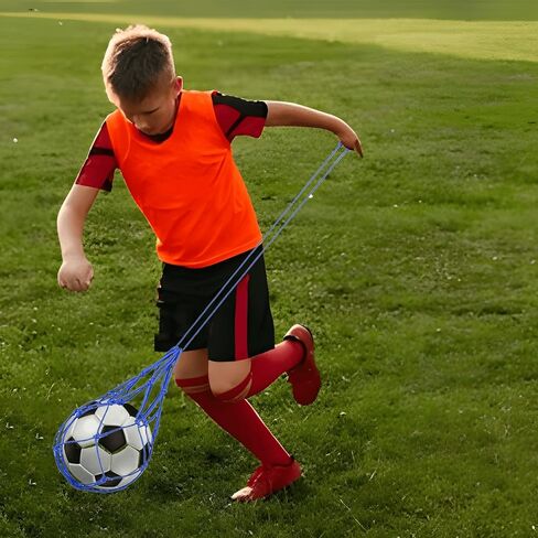 شبكة كرة القدم لركلة كرة القدم مع وسادات للركبة، قطعتان من معدات تدريب كرة القدم تناسب حجم الكرة 3، 4، 5، شبكة تدريب كرة القدم المنفردة للشباب البالغين in Kuwait