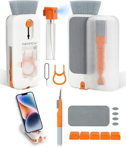 21-in-1 Keyboard Cleaning kit, Mini Table Dust Sweeper Energy Saving, Cleaning Kit for Electronic Devices, Multi-Tool for Cleaning Laptop, Keyboard, Earbuds, Camera, Cellphones in Saudi Arabia