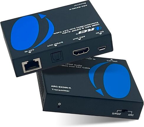 OREI Audio Over Cat6 Extender 990ft Coxial 5.1, PoC, Two-Way IR, DTS, LPCM in Kuwait