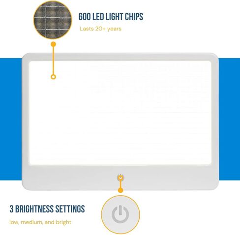 Alaska Northern Lights Aurora LightPad Max - 10,000 LUX صندوق العلاج بالضوء الساطع - أكثر من 115,000 مباع! - شركة مقرها الولايات المتحدة in Saudi Arabia